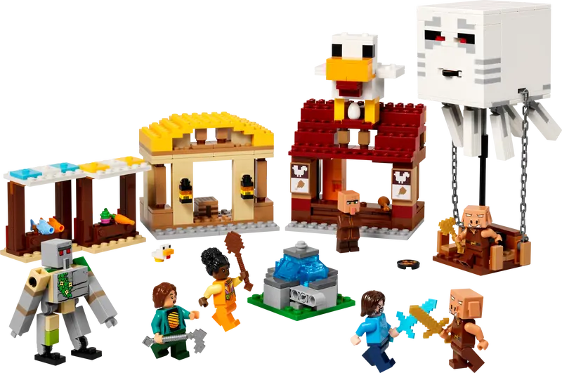21273 The Ghast Balloon Village Attack – Box Of Bricks