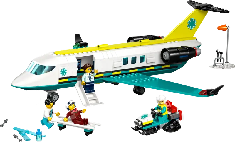 60465 Emergency Air Ambulance Airplane – Box Of Bricks