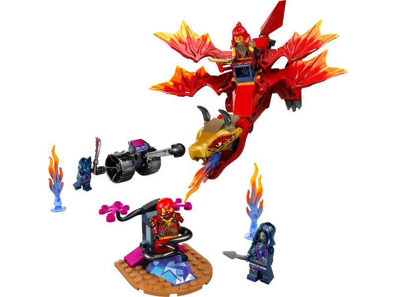 Red ninjago dragon sale