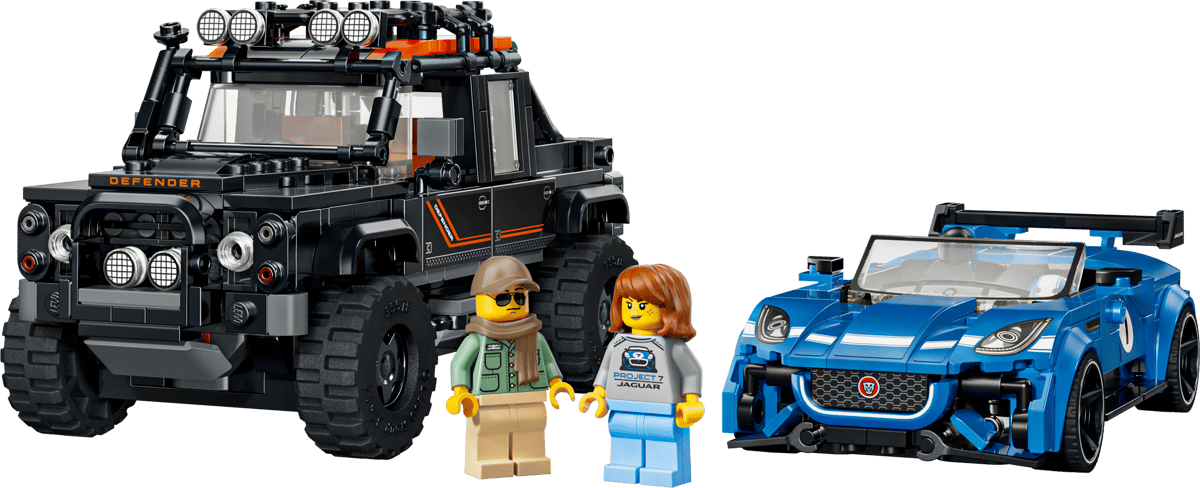 77264 Jaguar Project 7 & Land Rover Defender – Box Of Bricks