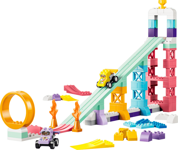 10478 3 in 1 Creative Ramps with Vehicles