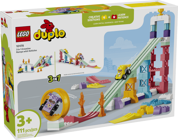10478 3 in 1 Creative Ramps with Vehicles