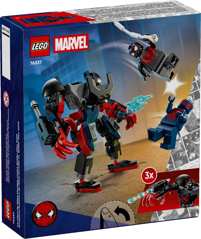 76337 Miles Morales Mech vs. Spider-Man 2099