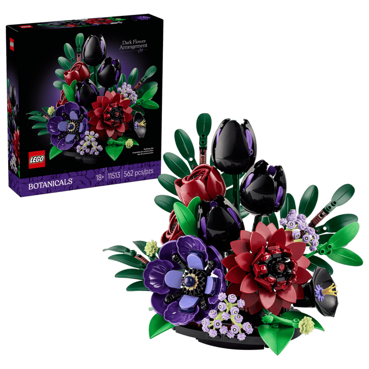 11513 Dark Flower Arrangement