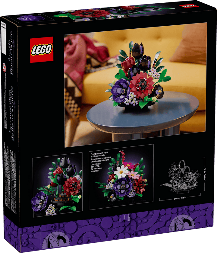 11513 Dark Flower Arrangement