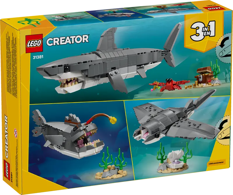 31381 Fierce Shark with a Treasure Chest