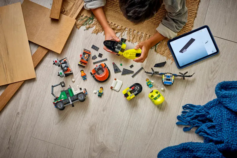 60505 Airplane, Service Truck & Hovercraft Remix