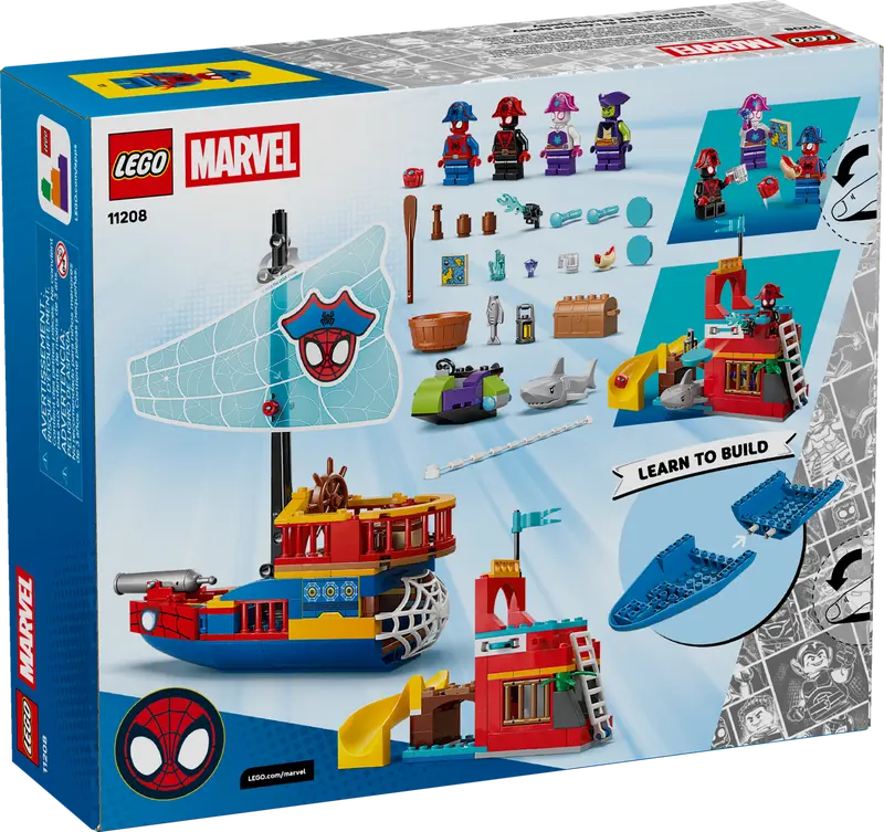11208 Team Spidey Pirate Ship