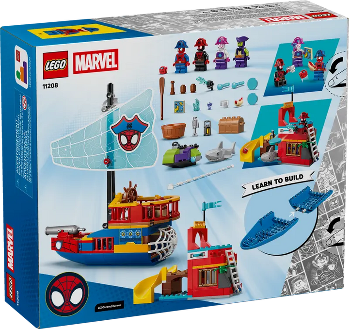 11208 Team Spidey Pirate Ship