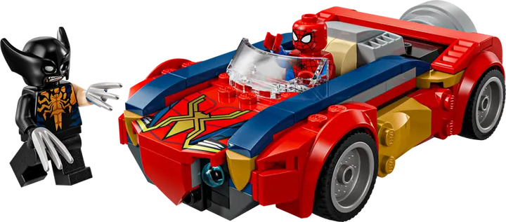 76336 Spider-Man Car vs. Venomized Wolverine