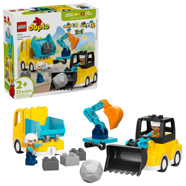 10475 3 in 1 Construction Vehicles