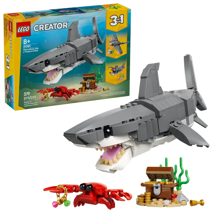 31381 Fierce Shark with a Treasure Chest
