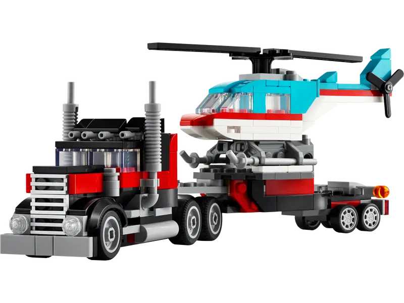 31146 Flatbed Truck with Helicopter