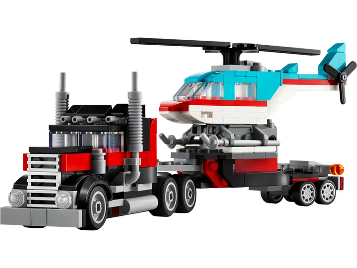 31146 Flatbed Truck with Helicopter