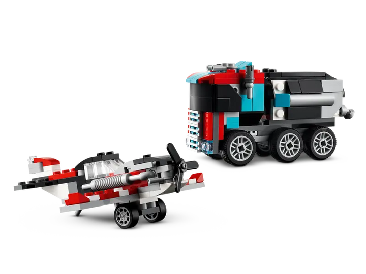 31146 Flatbed Truck with Helicopter