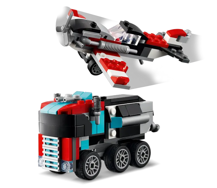 31146 Flatbed Truck with Helicopter