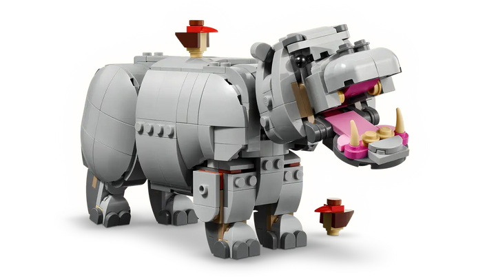 31171 Wild Animals: Majestic Rhino With Birds