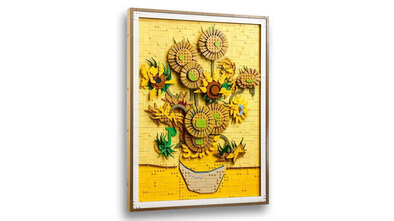 31215 Vincent van Gogh – Sunflowers – Box Of Bricks