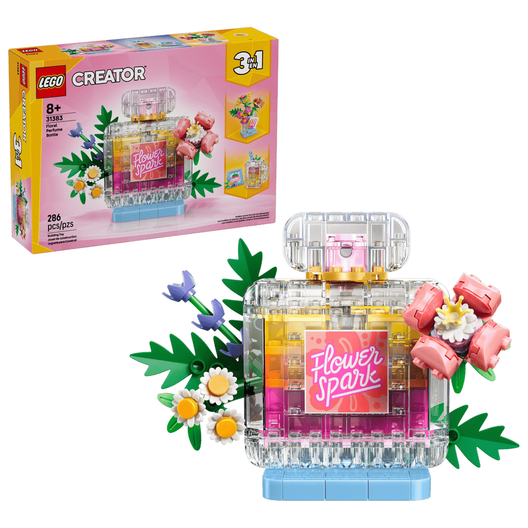 31383 Floral Decor Perfume Bottle