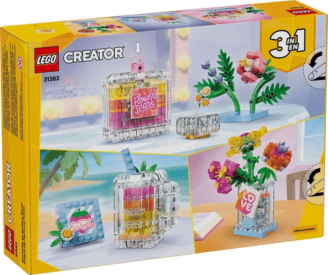 31383 Floral Decor Perfume Bottle