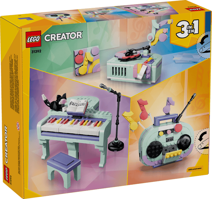31392 Music Decor Piano with Cat