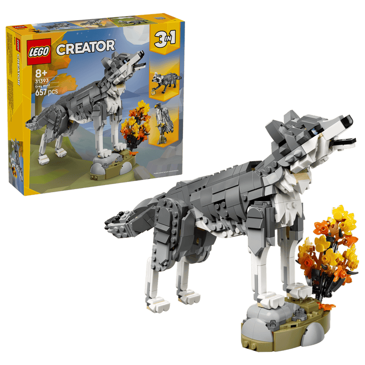 31393 Forest Animals: Gray Wolf