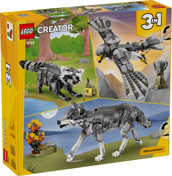 31393 Forest Animals: Gray Wolf