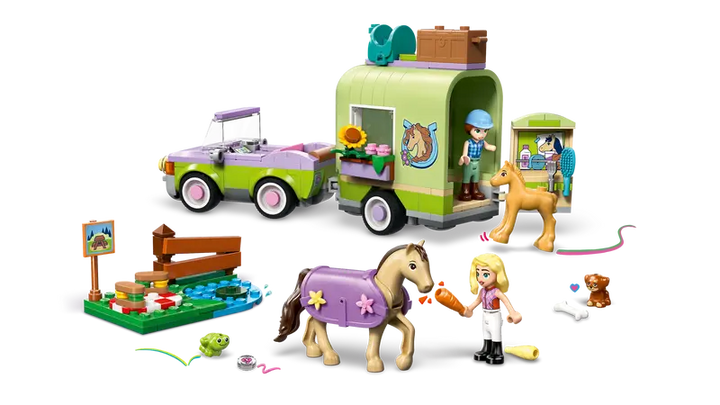 42695 Horse & Baby Foal Trailer