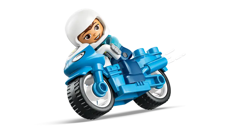 10471 Blue Police Motorcycle