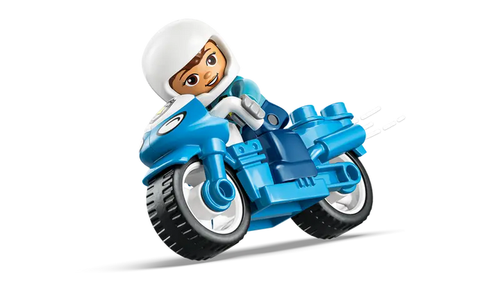 10471 Blue Police Motorcycle