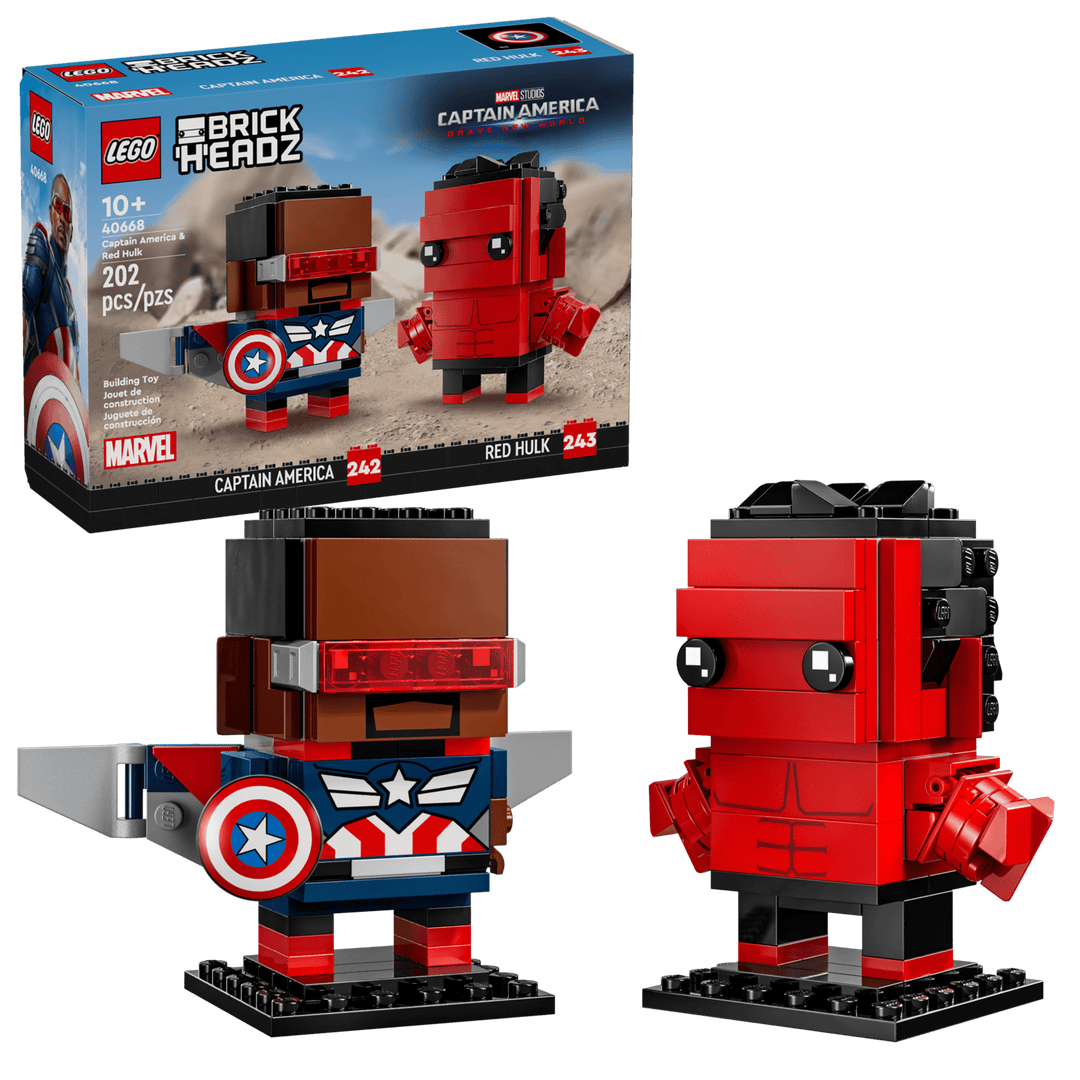 40668 Captain America & Red Hulk Figures