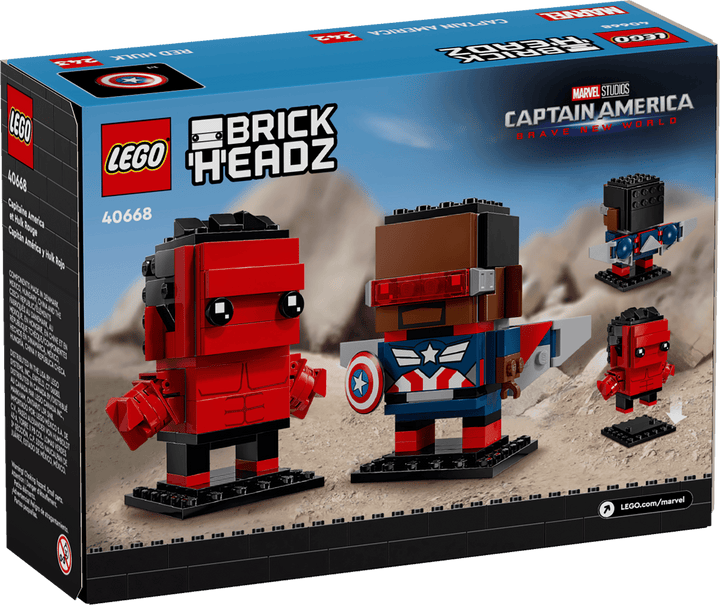40668 Captain America & Red Hulk Figures