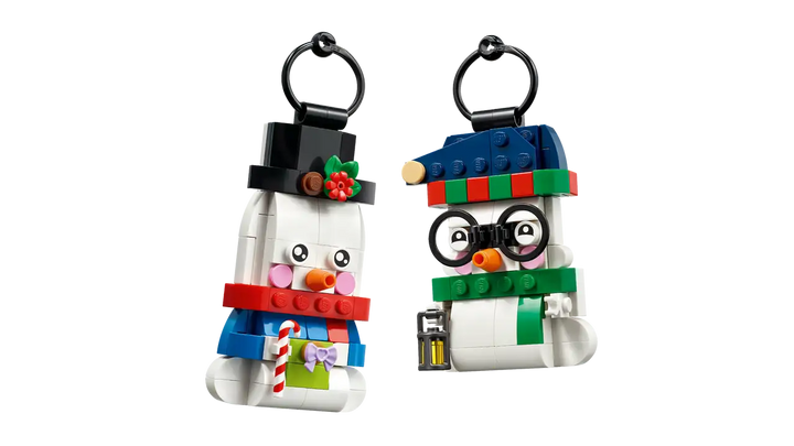 40812 Snowman Ornaments