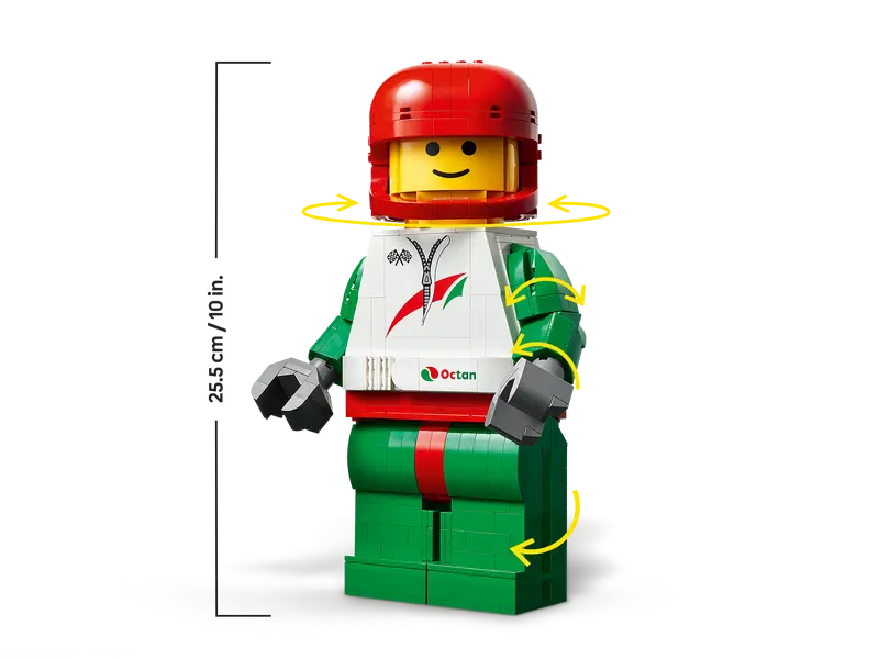 40819 Up-Scaled Racing Driver Minifigure
