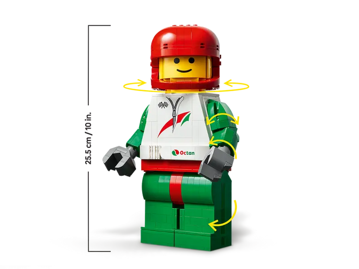 40819 Up-Scaled Racing Driver Minifigure