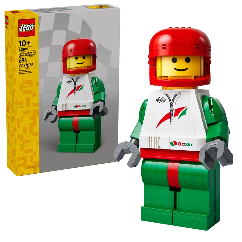 40819 Up-Scaled Racing Driver Minifigure