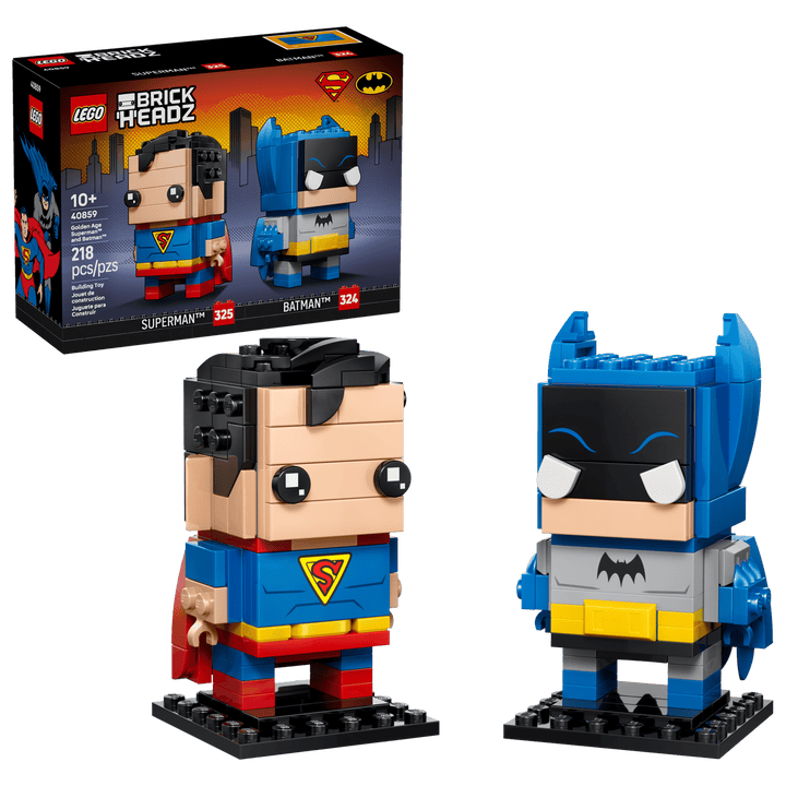 40859 Golden Age Superman™ and Batman™ Figures
