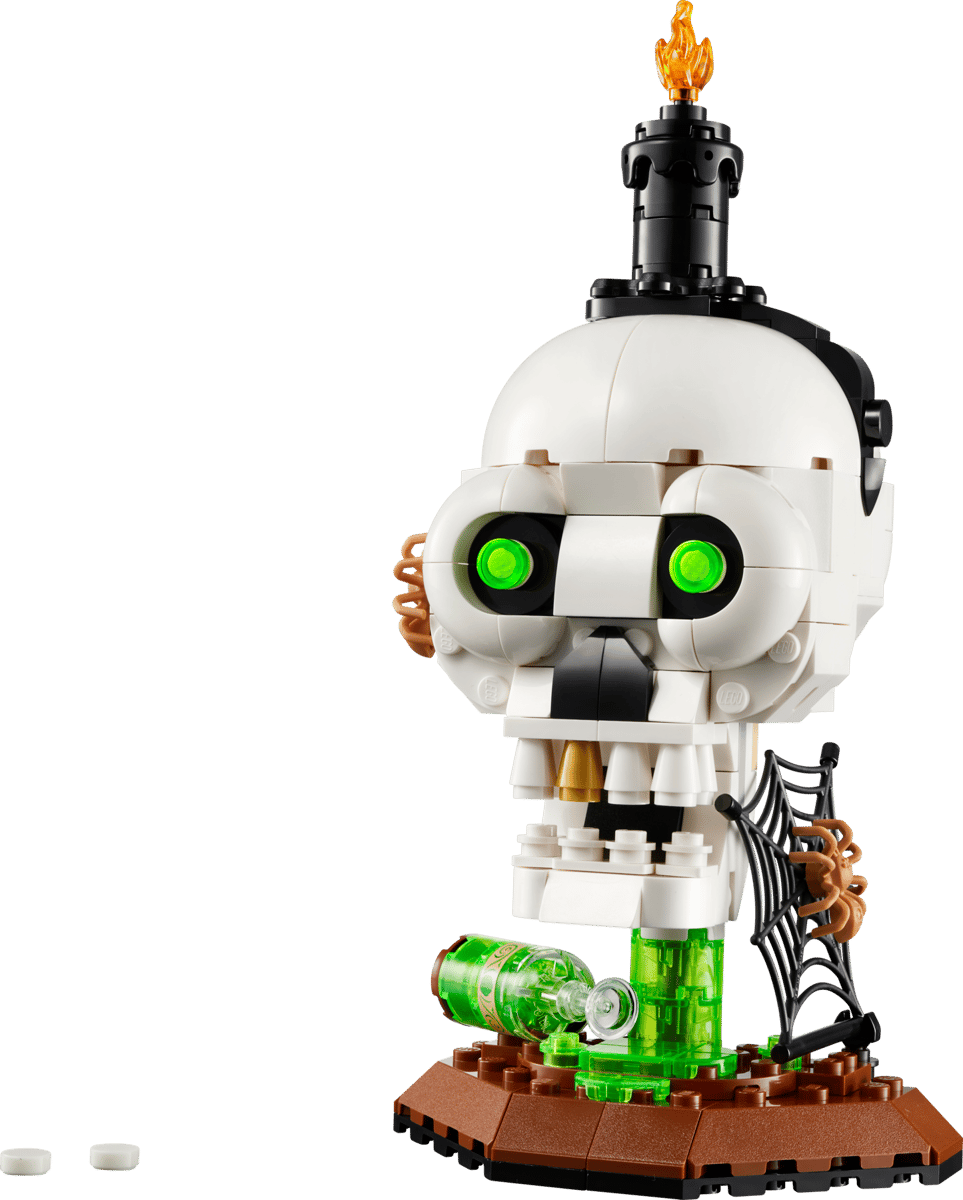 40883 Halloween Skull Candle