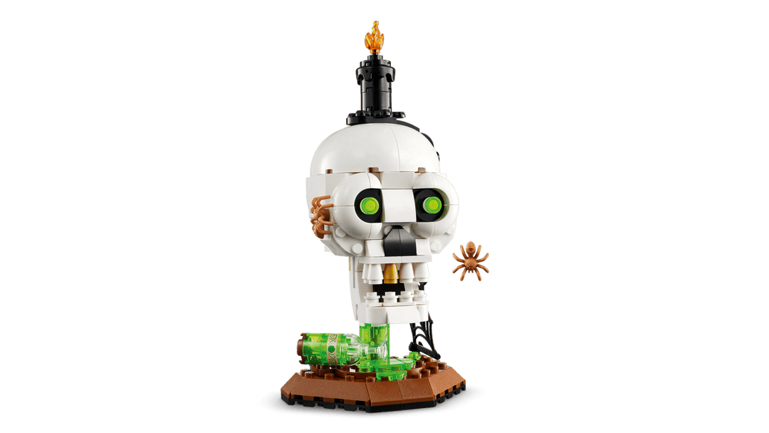 40883 Halloween Skull Candle