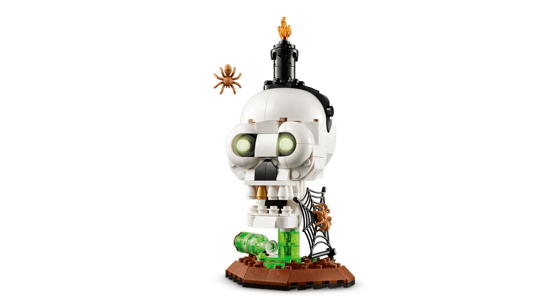 40883 Halloween Skull Candle