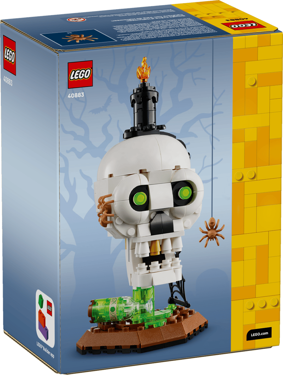 40883 Halloween Skull Candle