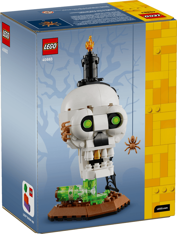 40883 Halloween Skull Candle