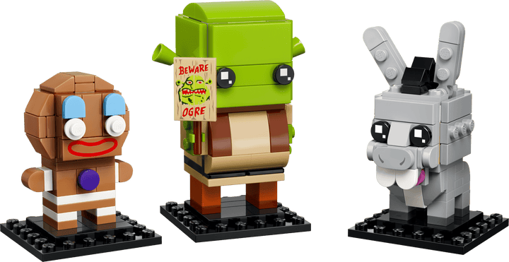 40923 BrickHeadz Shrek, Donkey And Gingy Figures