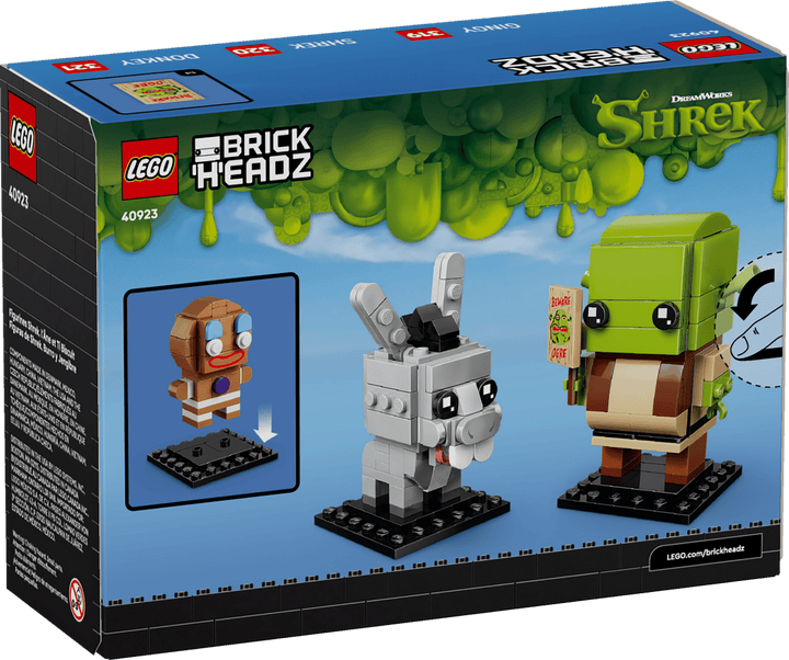 40923 BrickHeadz Shrek, Donkey And Gingy Figures