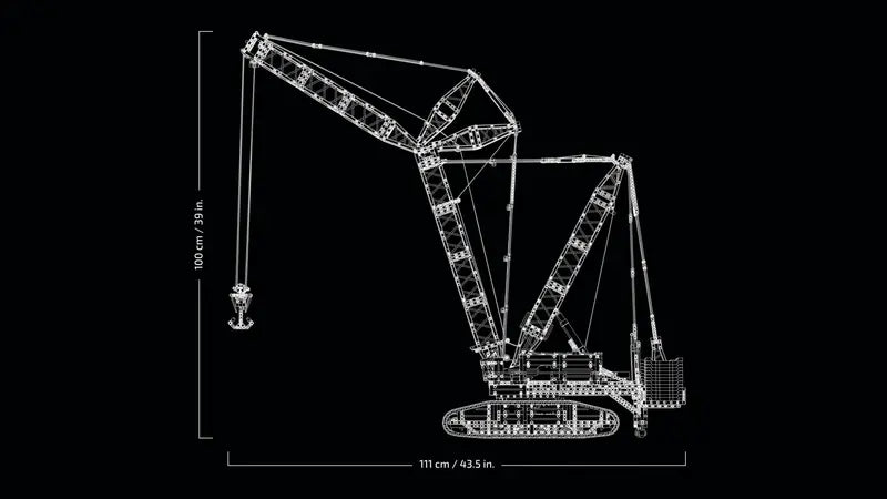 42146 Liebherr Crawler Crane LR 13000