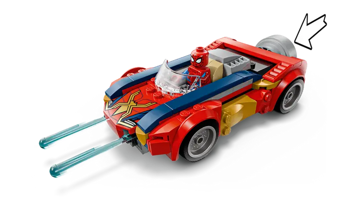 76336 Spider-Man Car vs. Venomized Wolverine