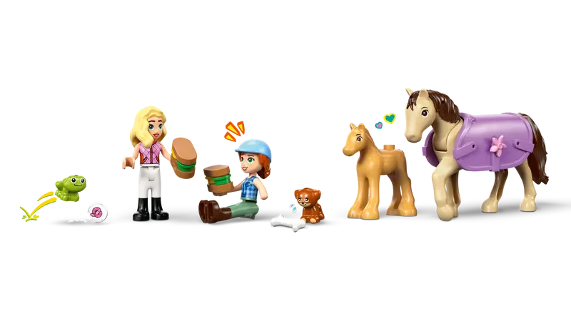 42695 Horse & Baby Foal Trailer