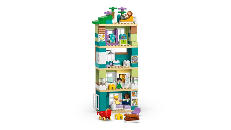 10470 3 in 1 Modern Family House with Figures