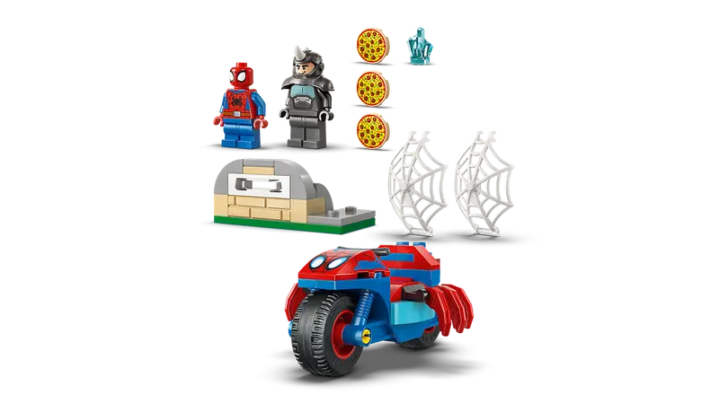 11206 Spidey on his Motorcycle vs. Rhino
