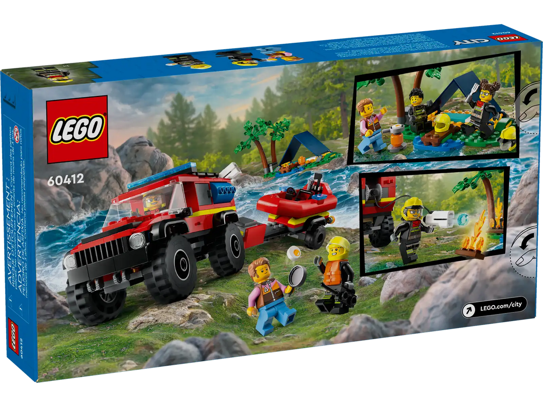 Lego off road fire truck hotsell